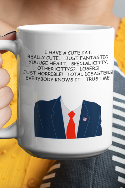 Kitty Themed "Quotes" Coffee Mug