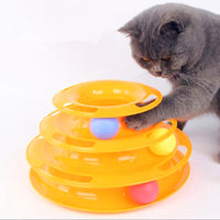 Tri-level Cat Amusement Toy