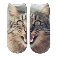 Cat Socks with 3D Printed Design