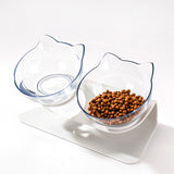 None Slip Raised Cat Bowls & Stand