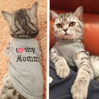 I Love Mommy Cat Vest